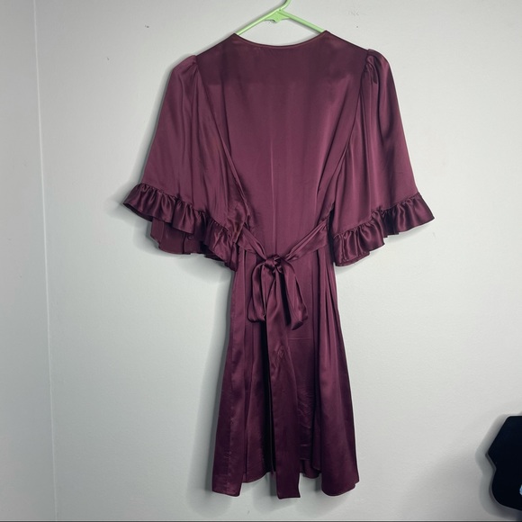 Vintage Betsey Johnson Boutique Purple Silk Dress - Picture 2 of 4